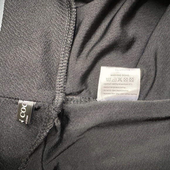 Urban Coco Skirt Sz L Black Circle Elastic waistline - Picture 3 of 4